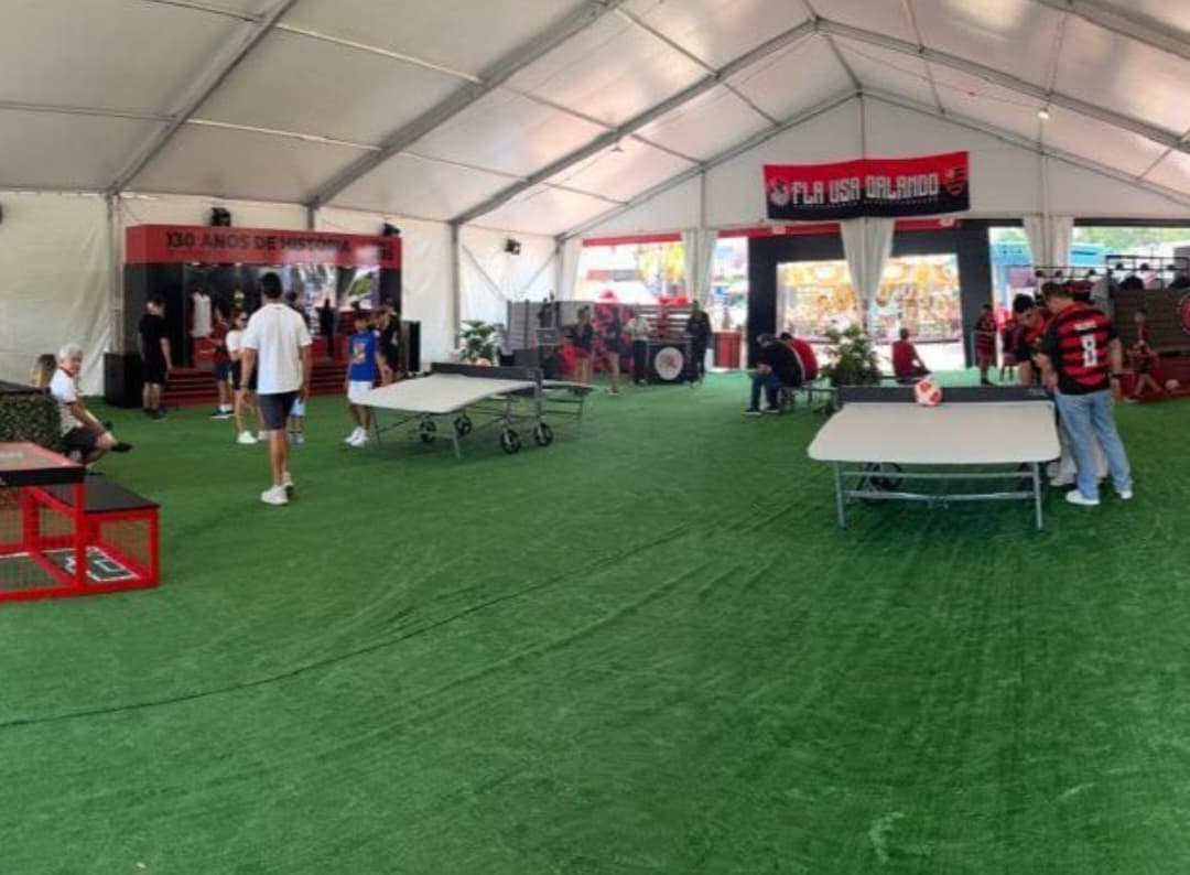 Casa Flamengo vista por dentro