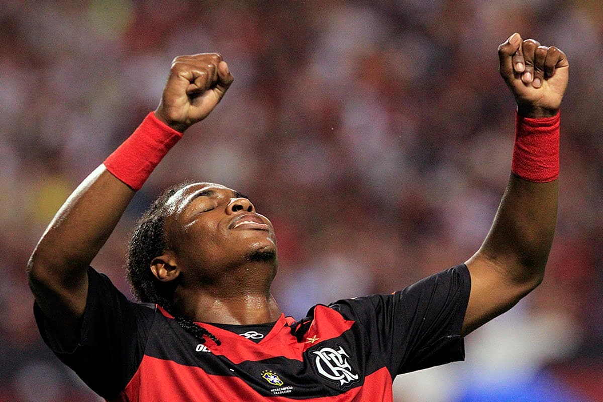 Diego Maurício durante jogo pelo Flamengo