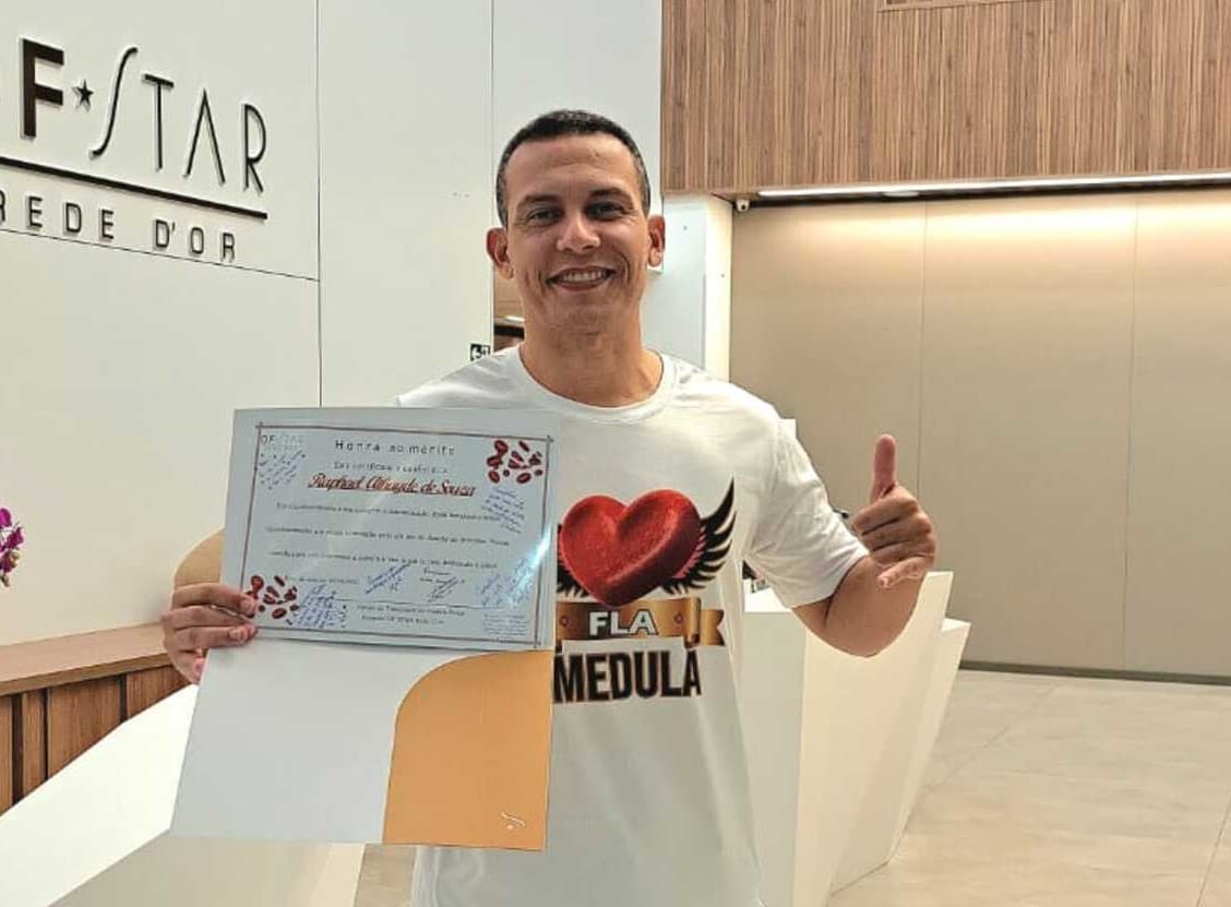 Raphael Athayde doador de medula óssea