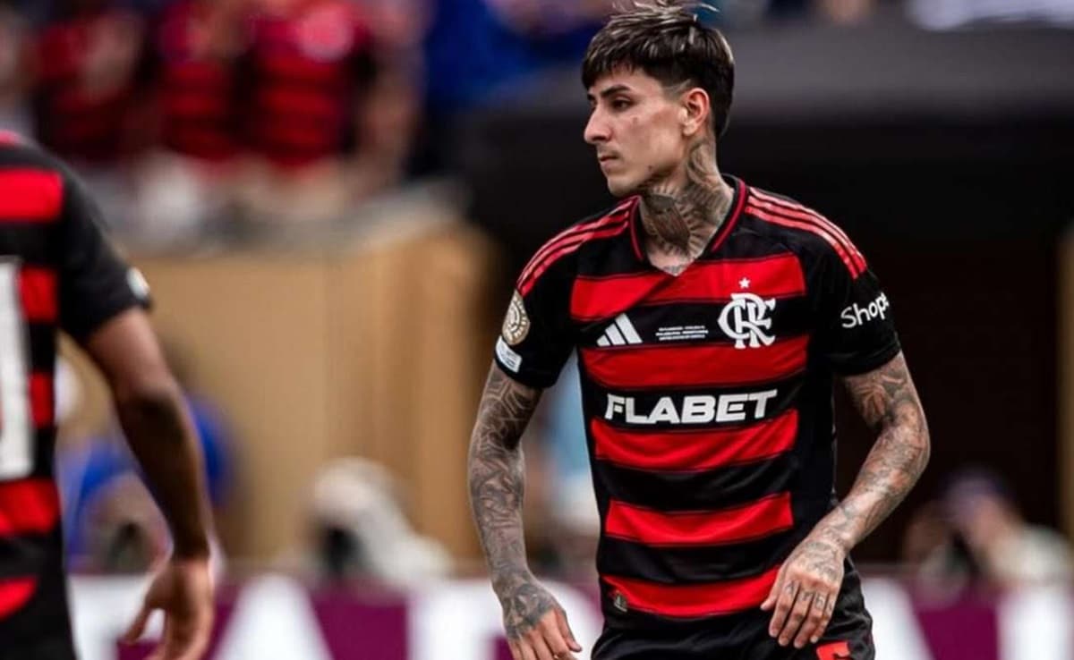 erick pulgar em flamengo x chelsea