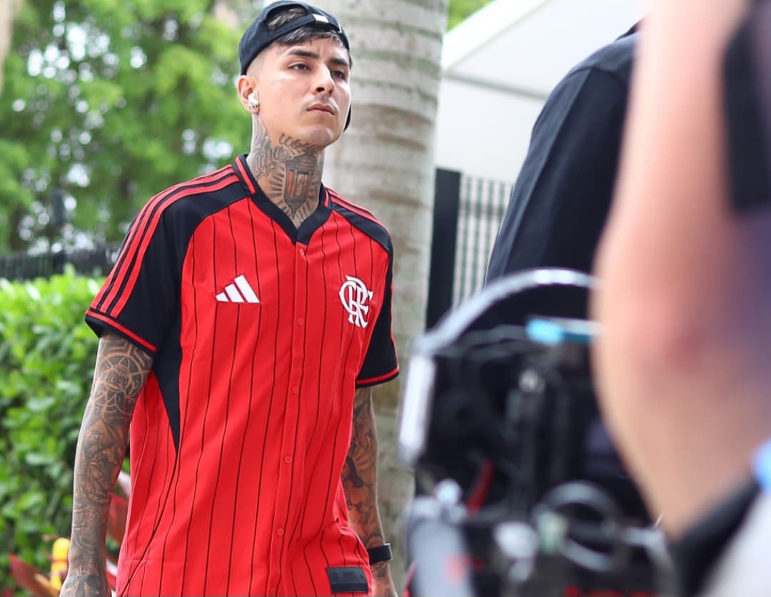 Erick Pulgar nos EUA pelo Flamengo