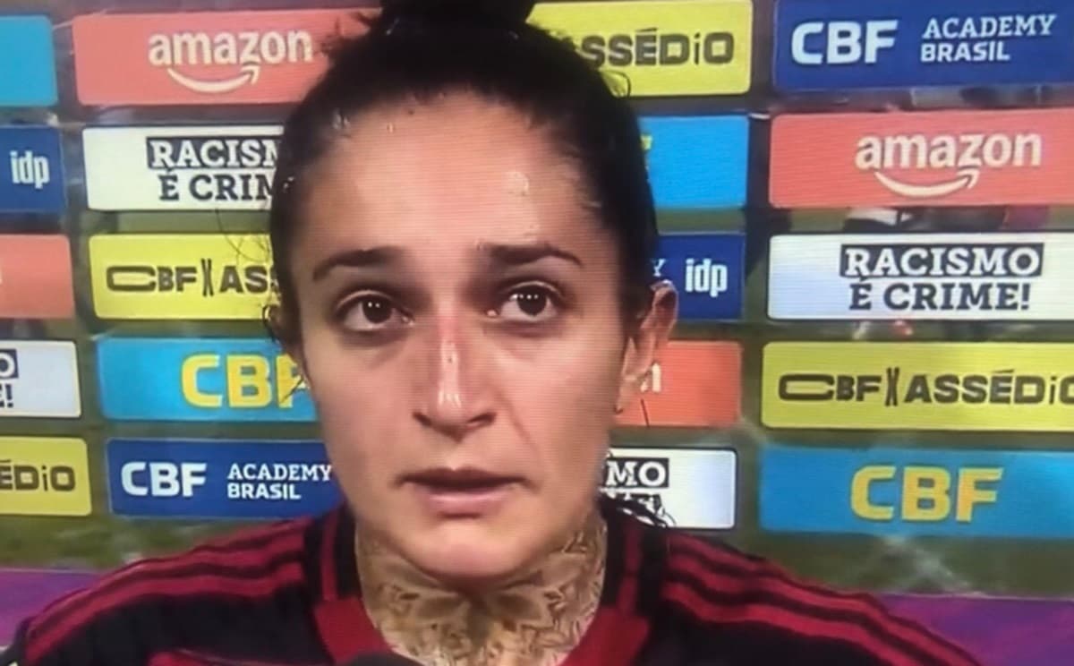 fernanda fala após derrota do flamengo