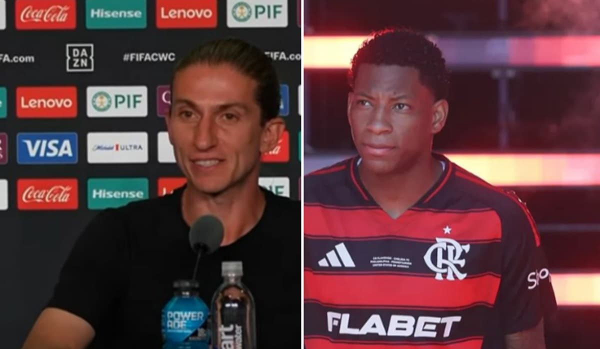 filipe luís em coletiva fala sobre plata flamengo