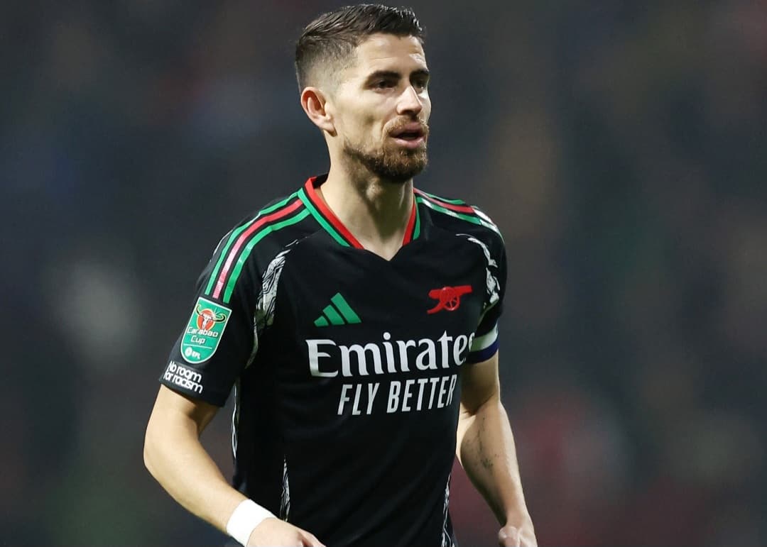 Jorginho em campo pelo Arsenal