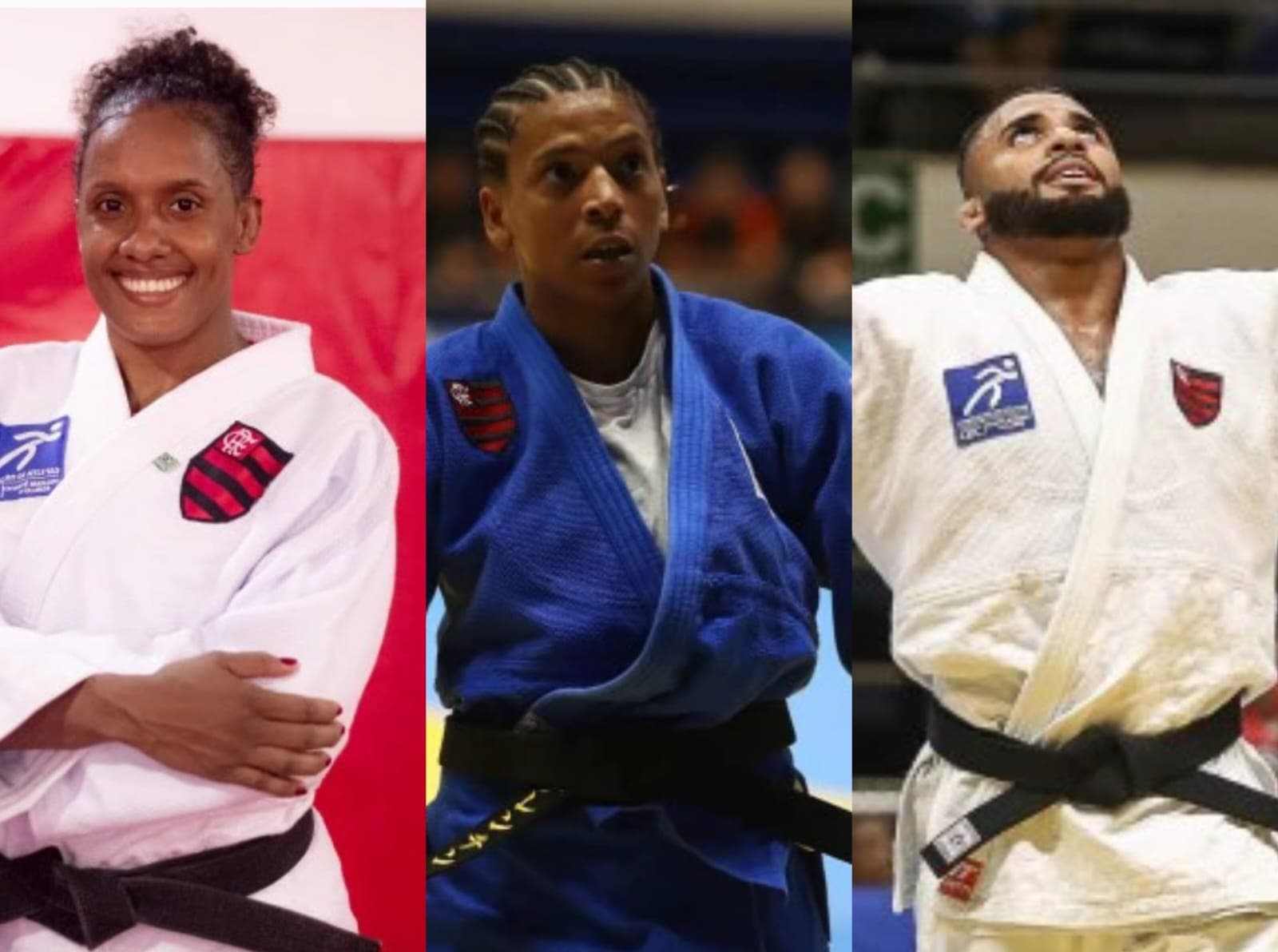 Karol Gimenes, Marcelo Gomes e Rafaela Silva