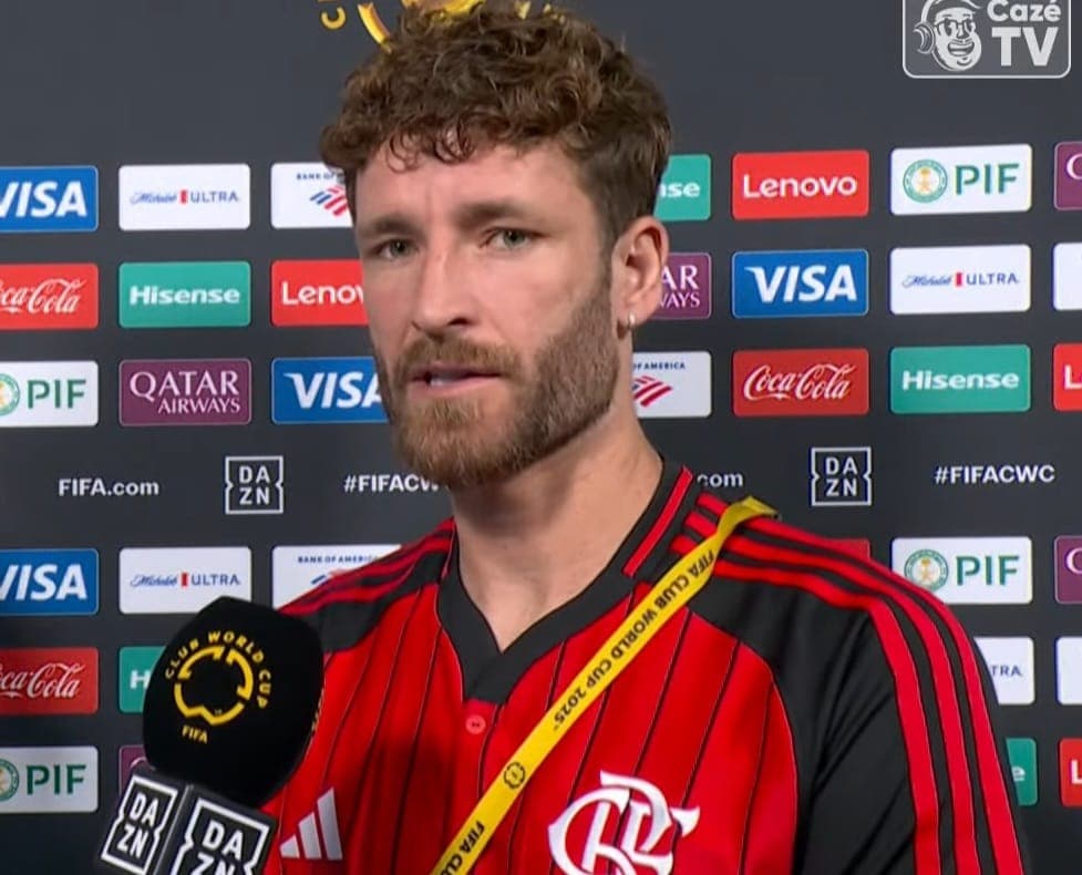 Léo Pereira em entrevistas antes de Flamengo x Bayern