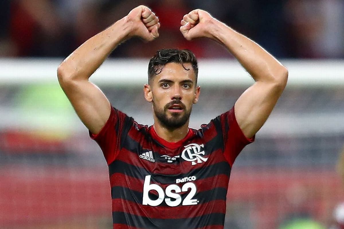 Pablo Marí com a camisa do Flamengo em 2019