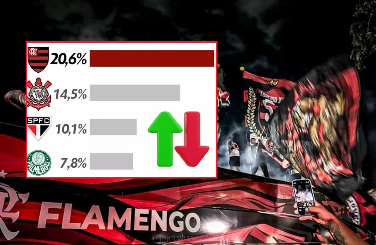ranking de torcida flamengo líder