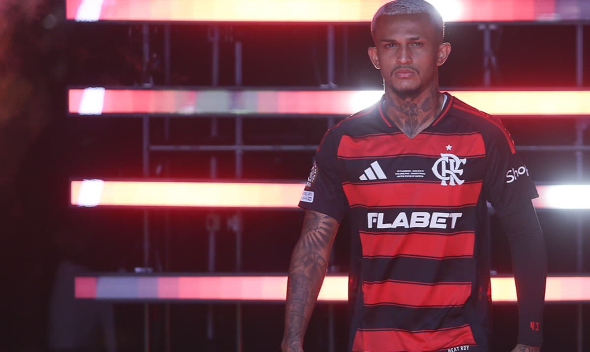 wesley antes de jogo do flamengo contra chelsea