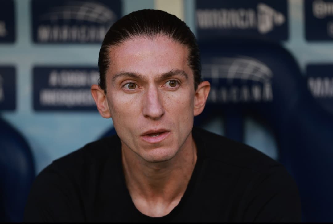 Filipe Luís no jogo do Flamengo