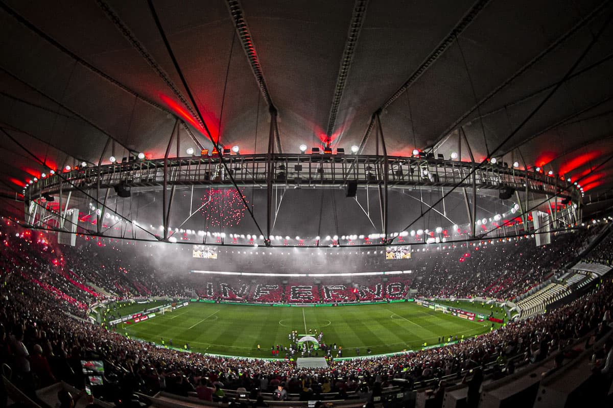 Maracanã antes da bola rolar para Flamengo x Atlético-MG Pela Copa do Brasil de 2022