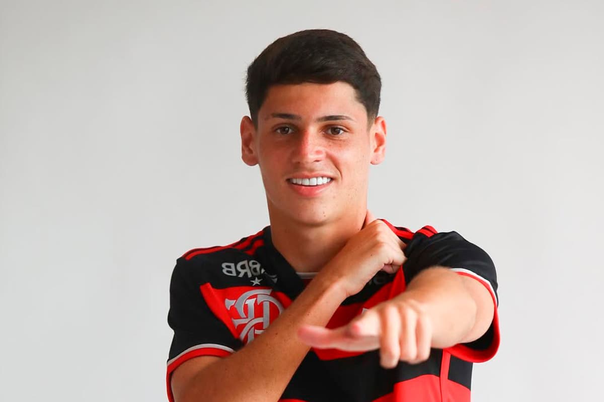 Giovanni Pastri, ex-Flamengo, no MediaDay da base