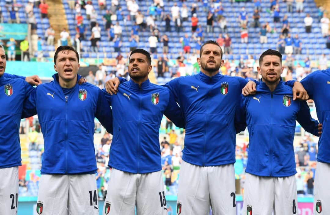 Jorginho com Emerson Palmieri na Itália