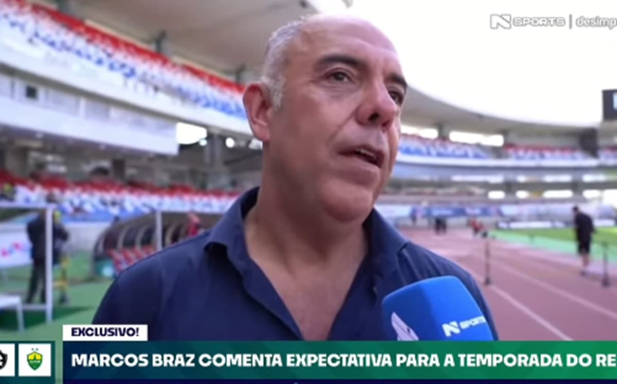 marcos braz ex-flamengo antes de jogo do remo