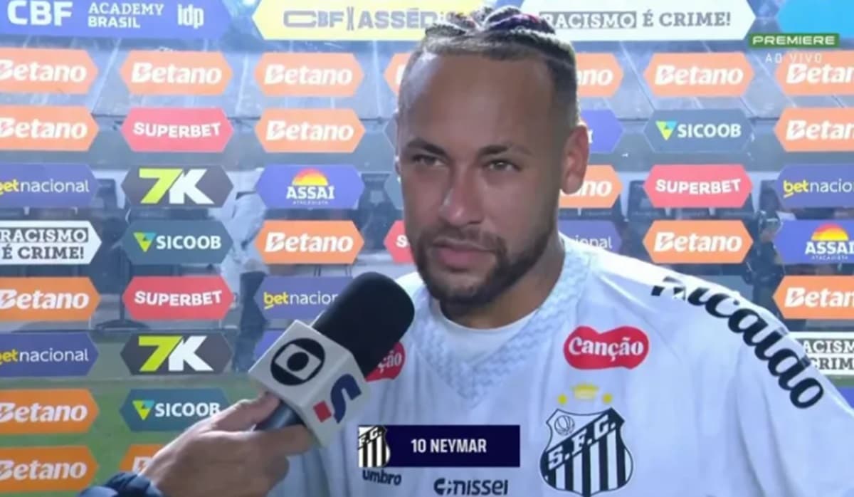 neymar após santos x flamengo