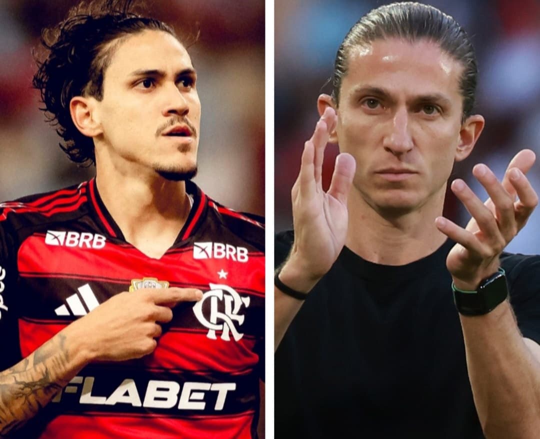 Pedro e Filipe Luís no Flamengo