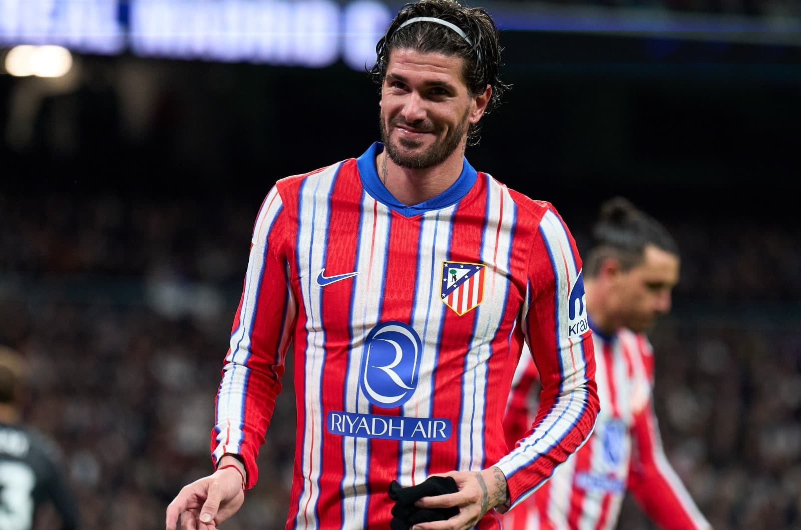 Rodrigo de Paul em jogo do Atlético de Madrid