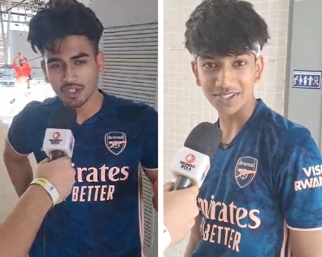 Torcedores do Arsenal no Maracanã