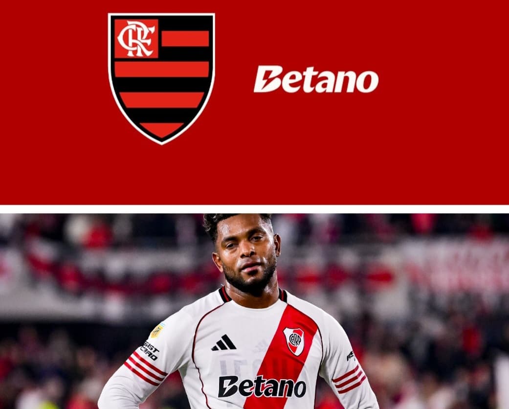 Betano patrocinando Flamengo e River Plate