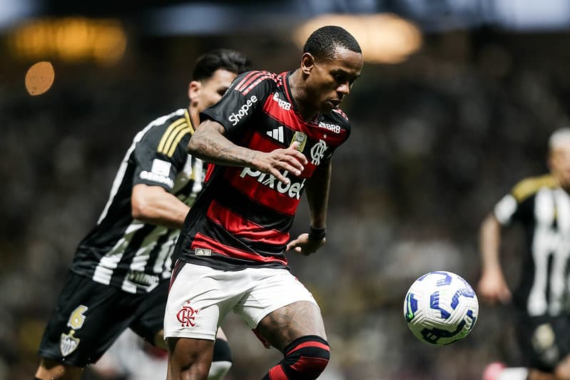 Wallace Yan em Atlético-MG x Flamengo
