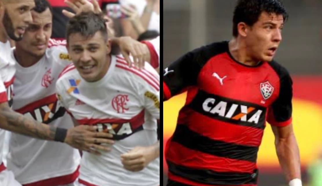 Ayrton em jogo por Flamengo e Vitória