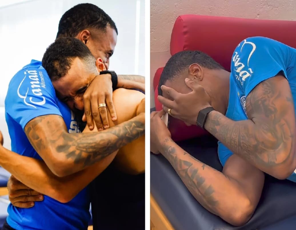 Jean Lucas é abraçado e chora com convocação