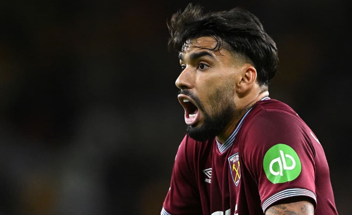 lucas paquetá do west ham em jogo na inglaterra