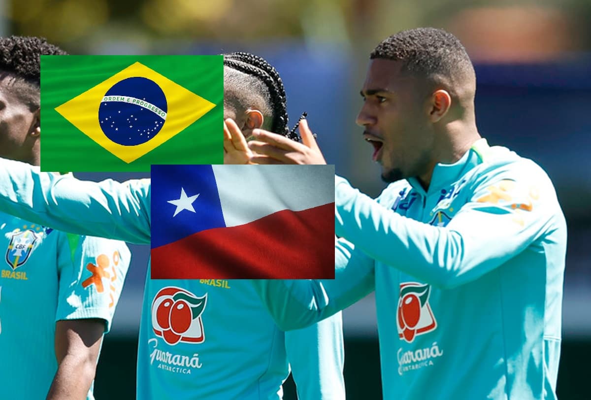 brasil x chile pode ter samuel lino em campo
