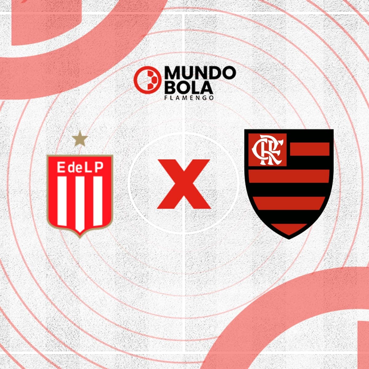 escudos Flamengo x Estudiantes