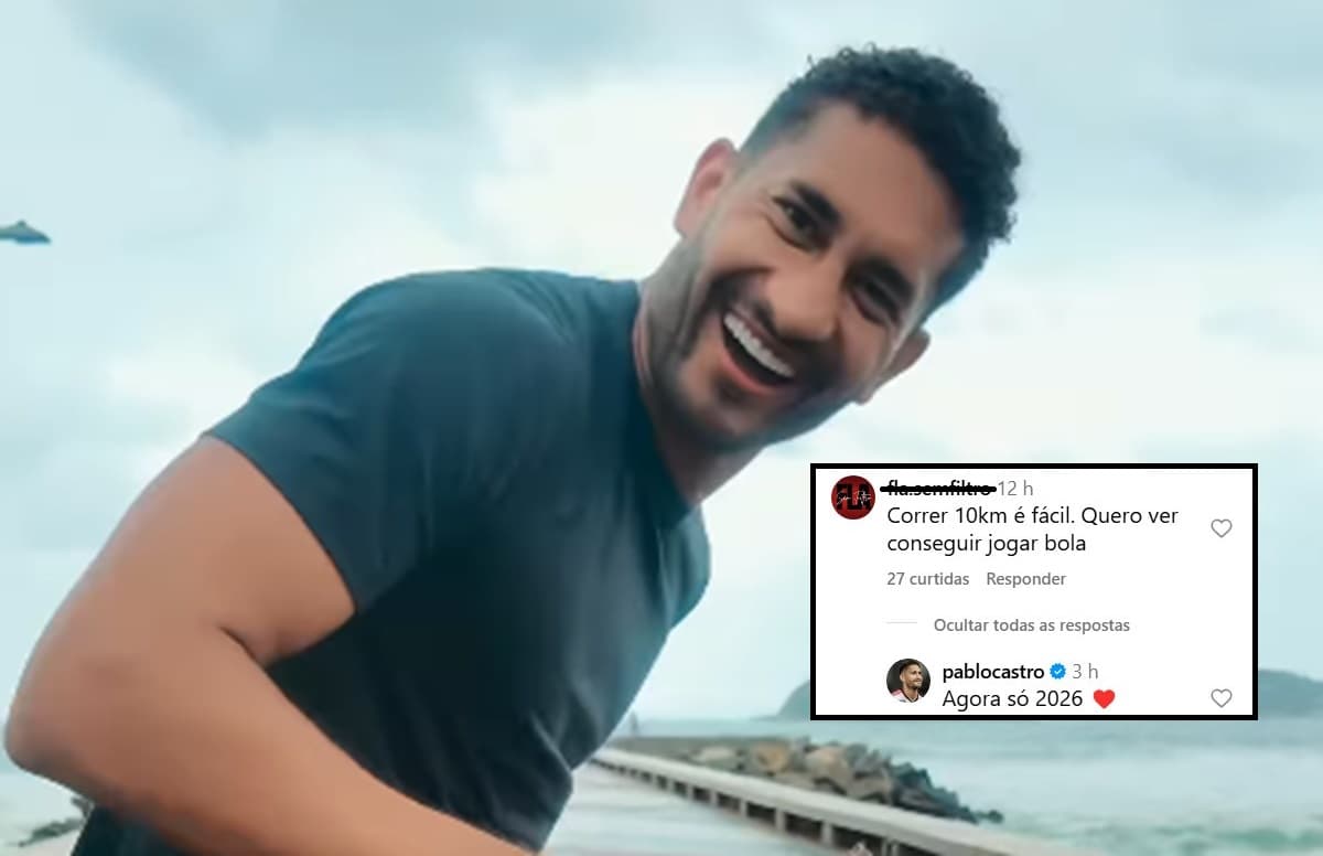 pablo responde sobre flamengo na web