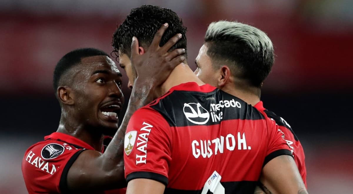 ramon, gustavo henrique e pedro flamengo