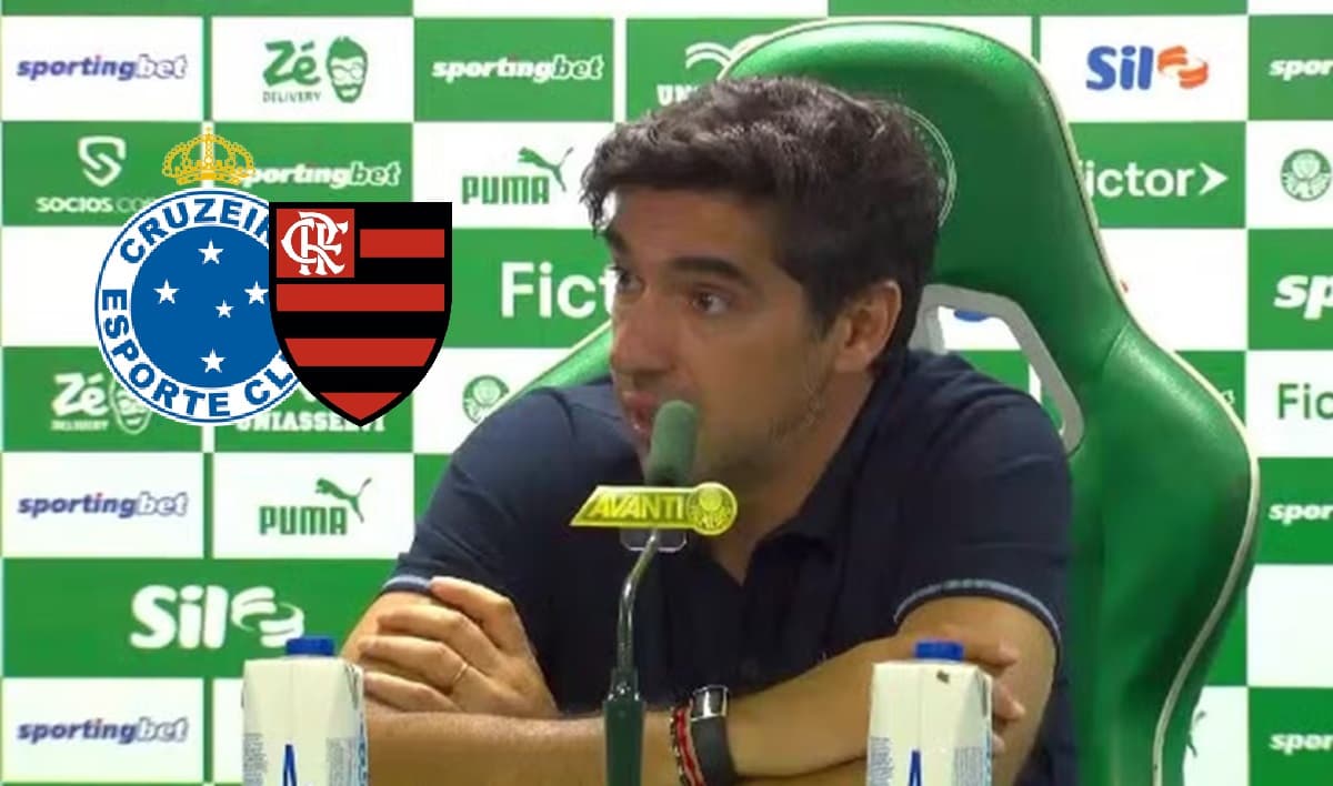 Abel Ferreira cutuca Flamengo após empate entre Palmeiras e Cruzeiro