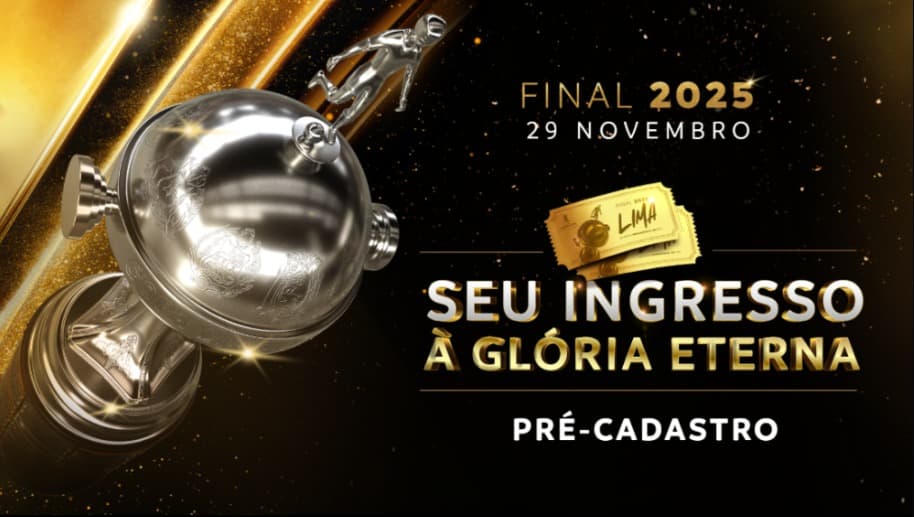 Conmebol divulga informações sobre a venda de ingressos para a final da Libertadores de 2025