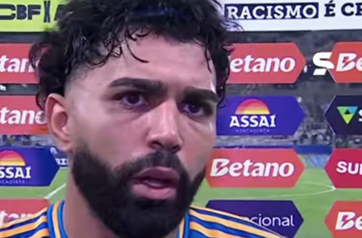 gabigol ex-flamengo fala sobre empate do cruzeiro