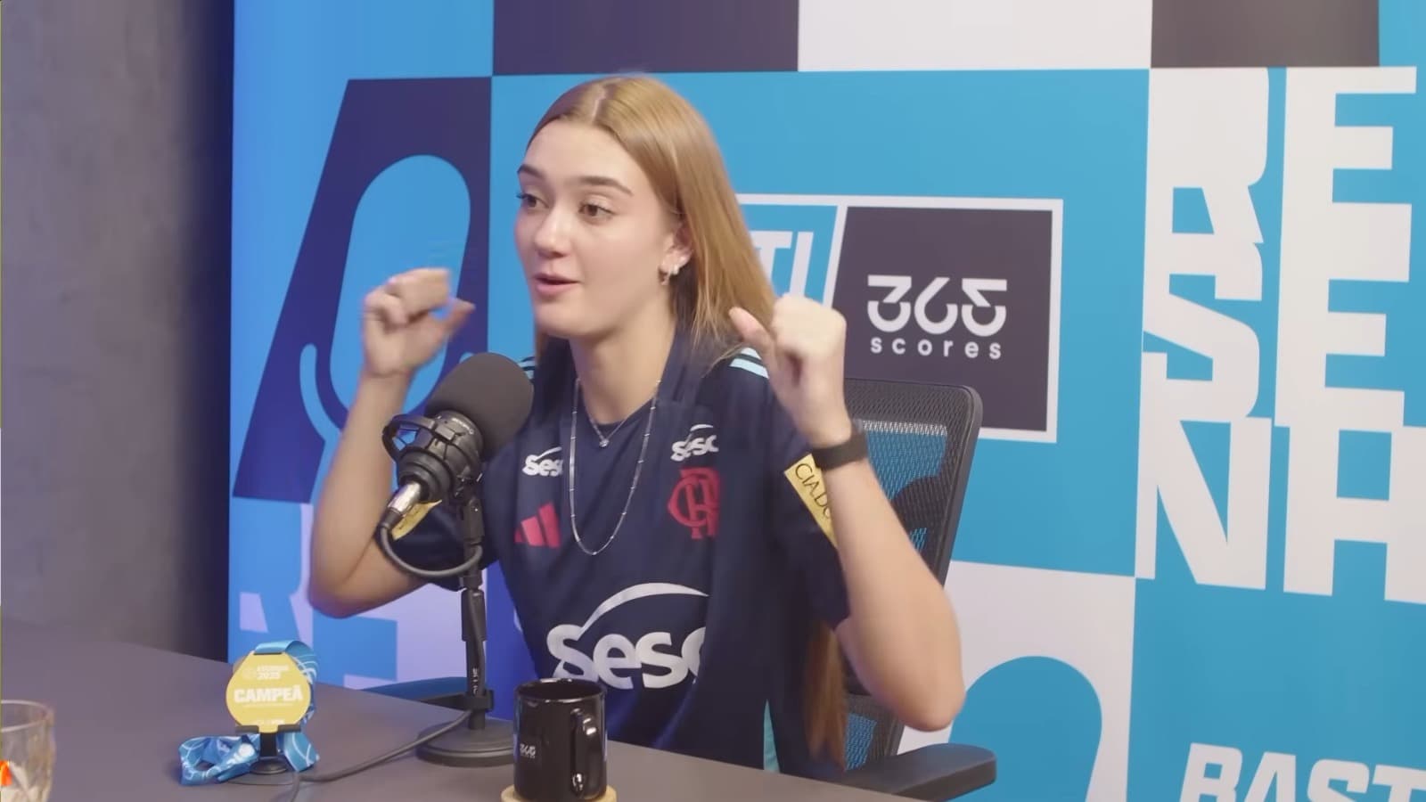 Helena do Sesc Flamengo em entrevista