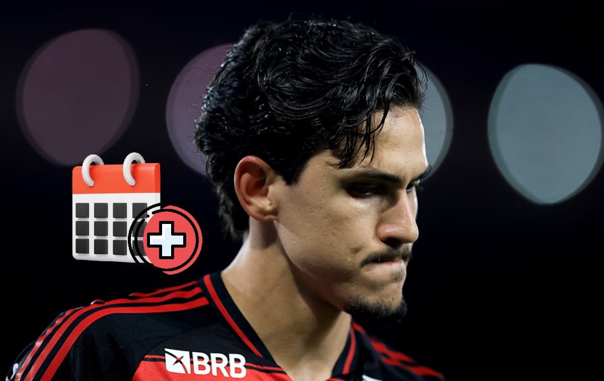 Pedro preocupado em jogo do Flamengo