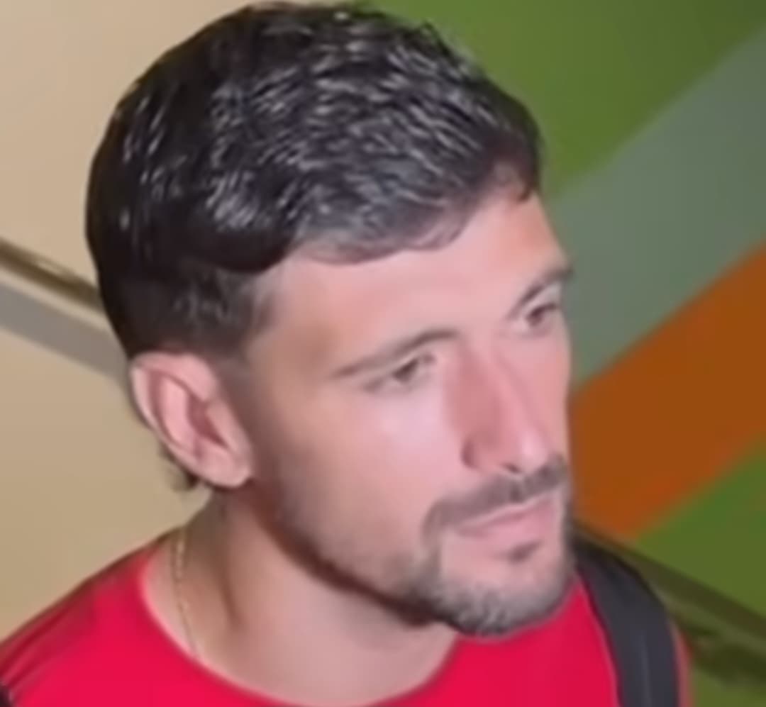 Arrascaeta na zona mista após Fortaleza x Flamengo