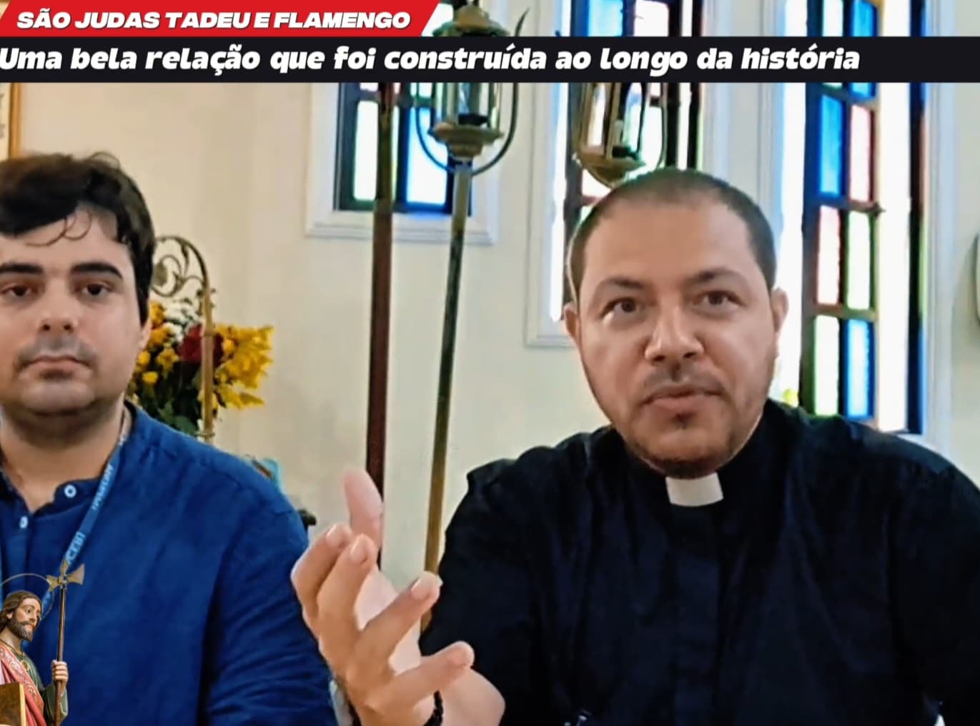 Padre Anderson Amorim fala sobre relação entre Flamengo e São Judas Tadeu