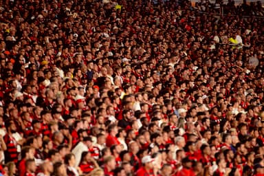 Torcida do Flamengo em Flamengo x Racing