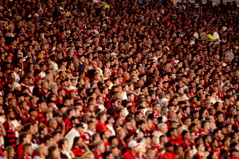 Torcida do Flamengo em Flamengo x Racing