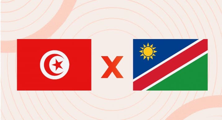 Tunísia x Namíbia