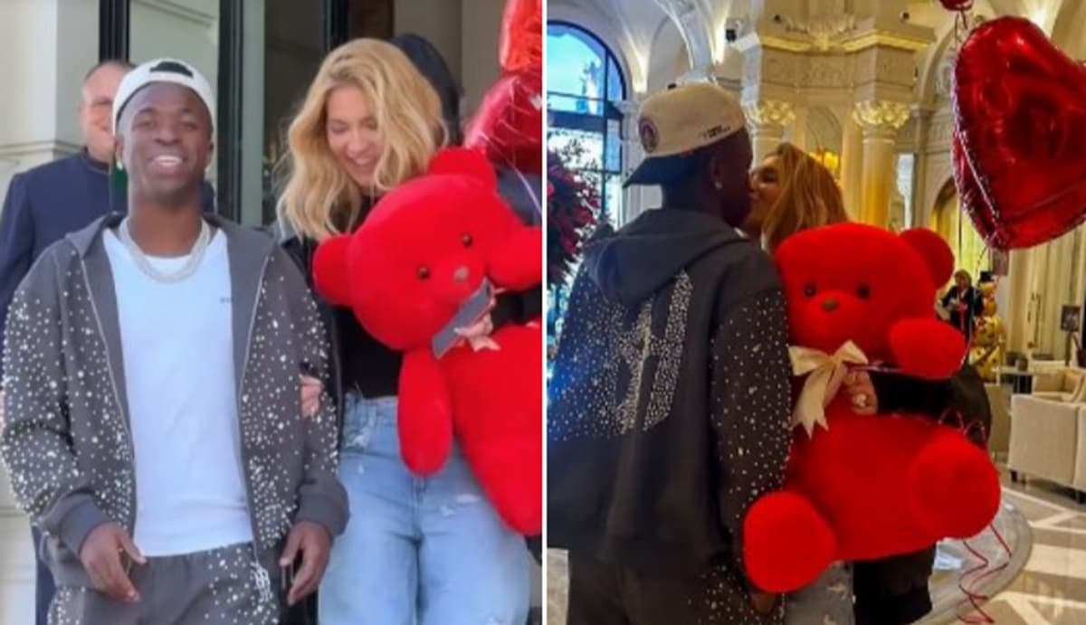 Vini Jr e Virginia assumem namoro na Europa