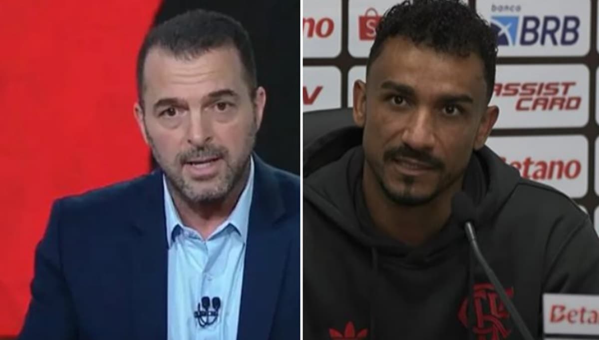 Zé Elias pede desculpas a Danilo, zagueiro do Flamengo, ao vivo na ESPN
