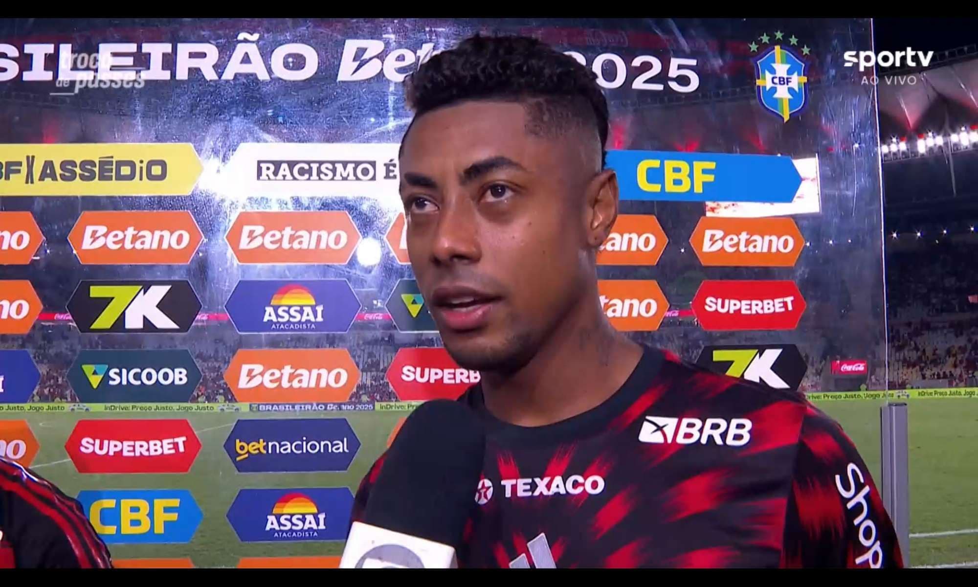 Bruno Henrique em entrevista