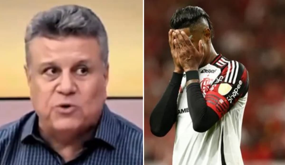 Téo José em programa ao vivo; Atacante do Flamengo, Bruno Henrique se lamenta