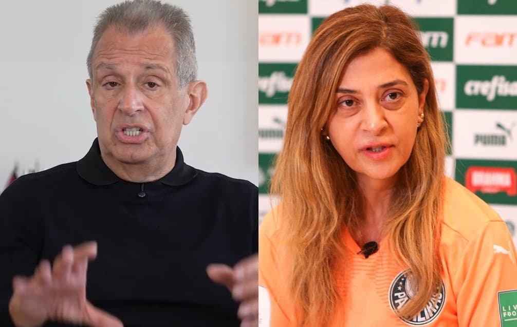 Bap (esquerda) e Leila Pereira (direita)