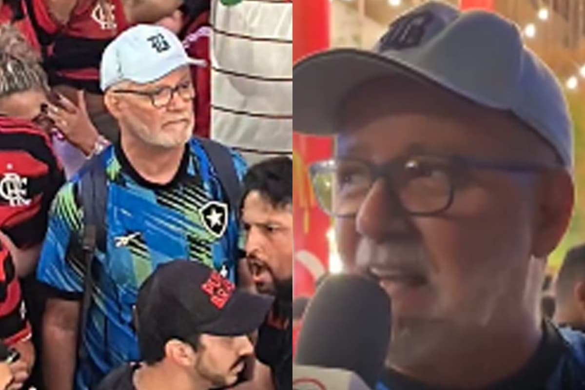 Torcedor do Botafogo presente em Lima, na torcida do Flamengo, para a final da Libertadores