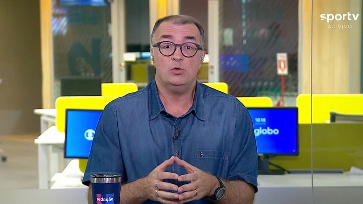 Carlos Eduardo Eboli destacou trabalho de Filipe Luís durante o Redação Sportv
