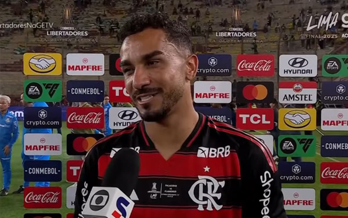 Danilo em entrevista após título do Flamengo contra Palmeiras