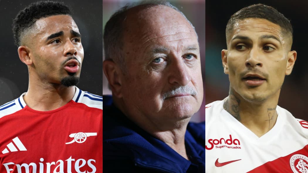 Gabriel Jesus, Felipão e Paolo Guerrero, vítimas da fraude no FGTS